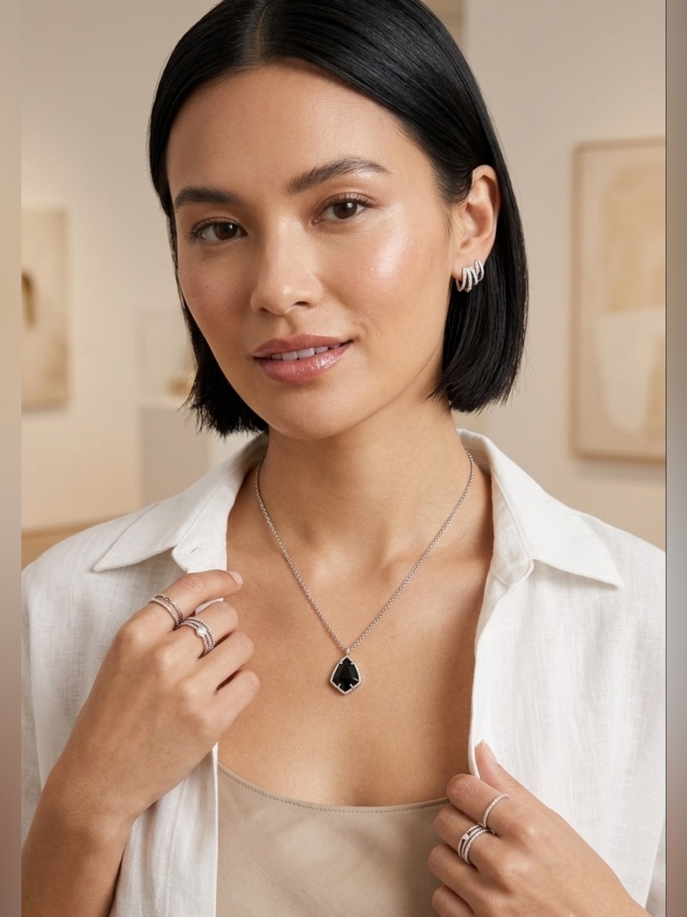 💥💥💥💥Kendra Scott Black Pendant Necklace💥💥💥